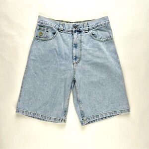 Men's Light Blue Denim Shorts big boy polar skate co